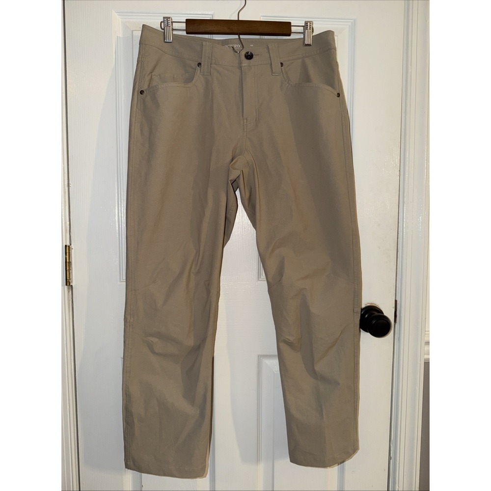ARC'TERYX Men's Levon Pants Khaki Tan Size 33 #5672 Outdoor 28"
